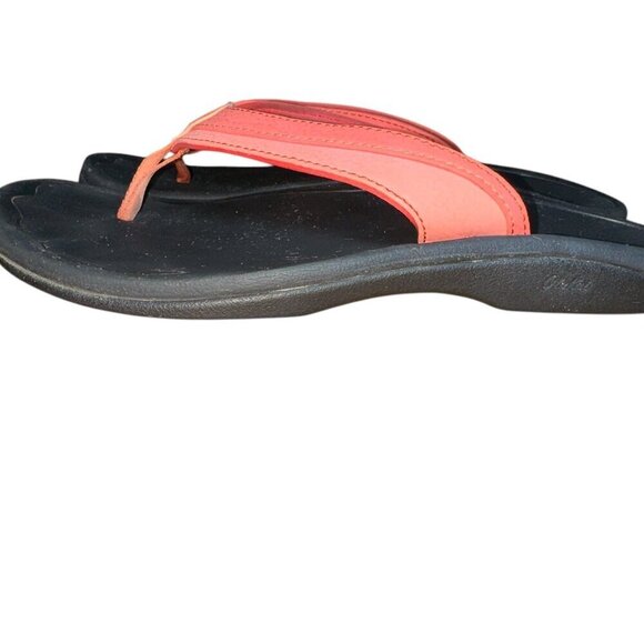 Olu Kai | Ohana Flip-Flops | Coral | W8 - Picture 3 of 4